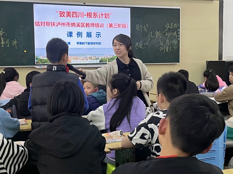 “致美四川·根系计划”结对帮扶纳溪区 第三阶段培训在逸夫小学开展(图2) 2.jpg