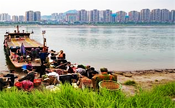 泸州沙湾老街的义渡(图2) 泸州沙湾老街的义渡(图2)